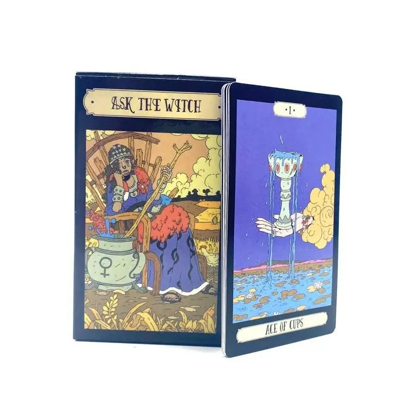 

Ask The Witch Tarot Cards English Read Fate Board Game Oracle Cards Playing Card Deck Games For Party Personal Entertainment