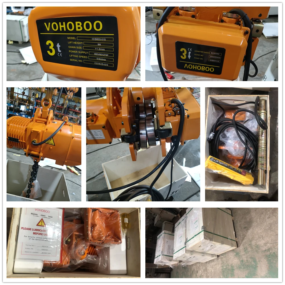 

Electric Trolley Type HHBB Chain Hoist With High Quality And Competitive Price