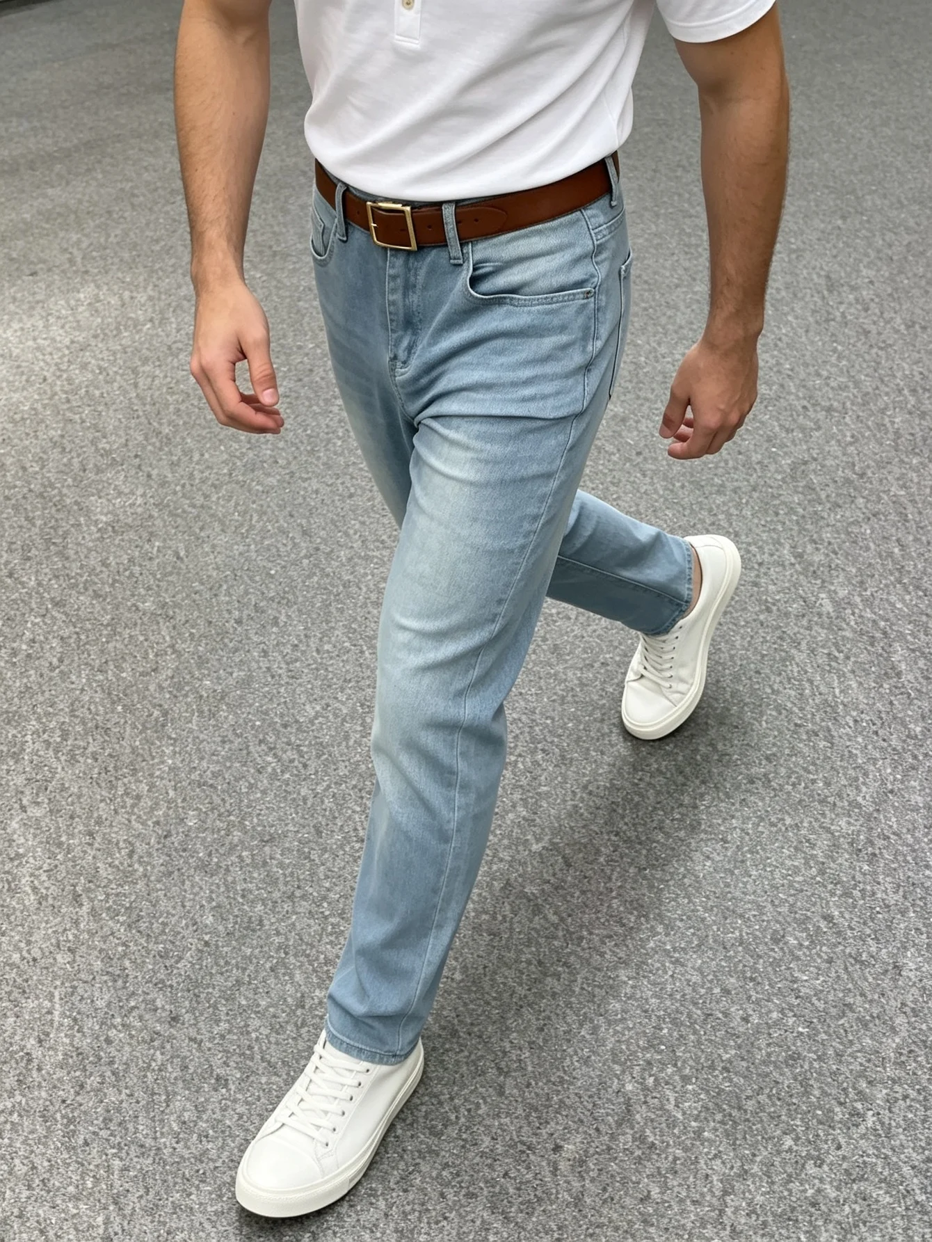 Y2K Raw Edge Denim Jeans For Men, Trendy Urban American Streetwear, Wonderful Gift For Husband Or Lover