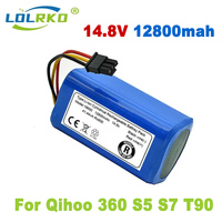 for Qihoo 360 S5 S7 T90 14.8v 12800mah Robot Vacuum Cleaner Battery Pack Robotic Vacuum Cleaner Replacement Batteries.