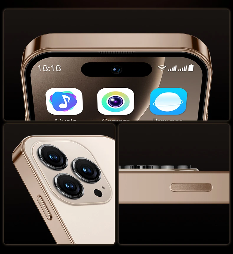 Novo onemyth m17 pro mini smartphone 4g duplo sim 4.0 polegadas hd 2000mah wifi 2gb + 16gb android 12 play store telefone pequeno