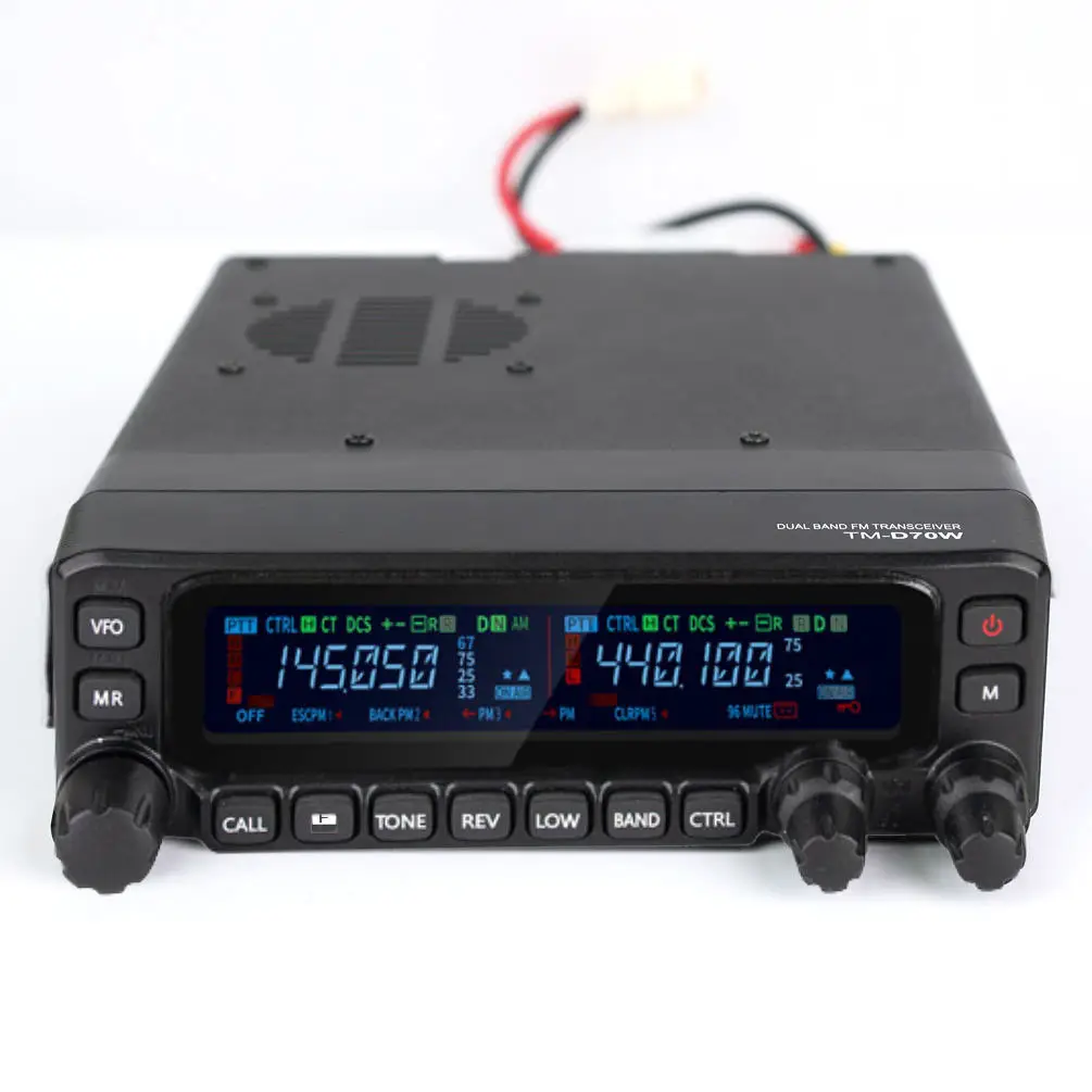 TYT TM-D70W Dual Band 136-174/400-480mhz 70W Mobile Transceiver DTMF Channel Storage For Ham Vehicle Walkie Talkie