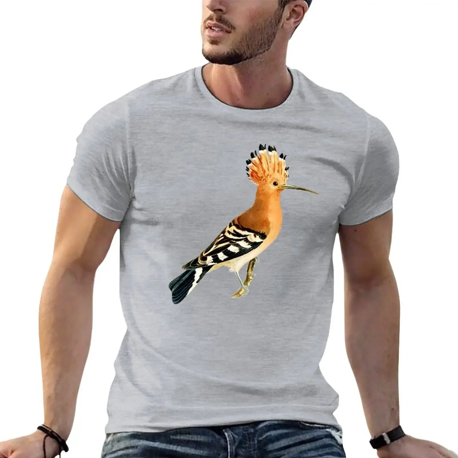 Eurasian Hoopoe Bird T-Shirt oversizeds quick drying plus size tops mens graphic t-shirts funny