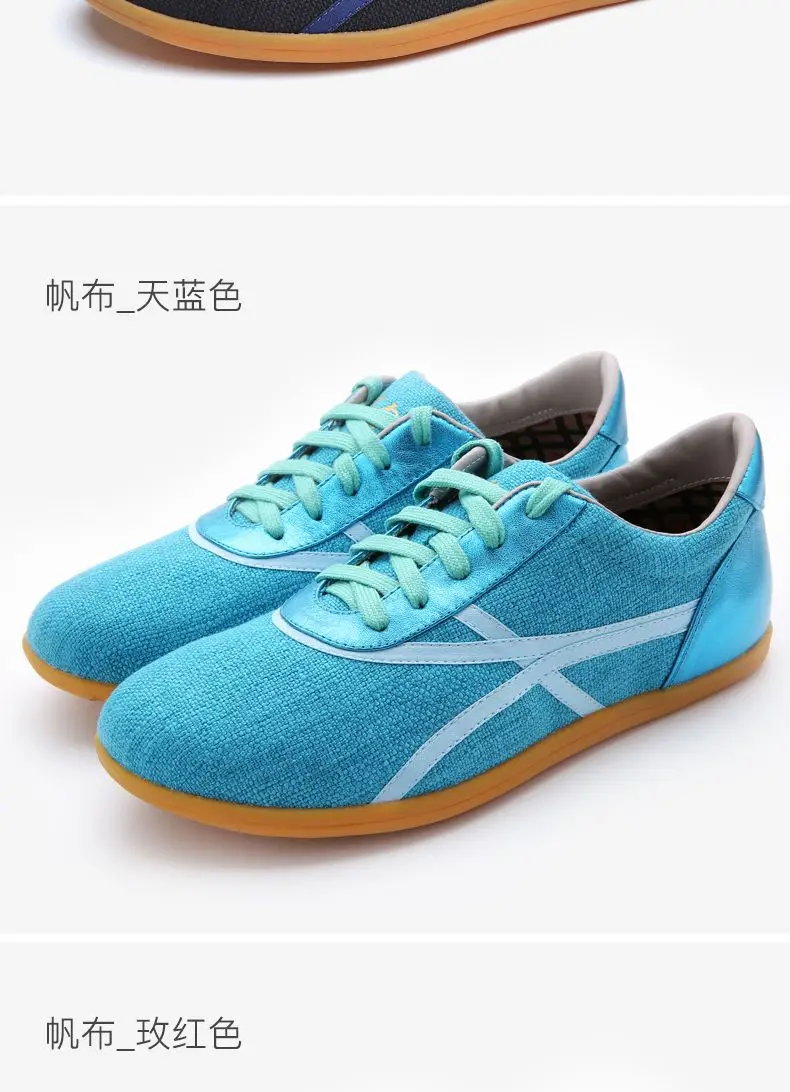 Breathable Taekwondo Karate Kung Fu Wrestling Wushu Shoes Adults Children Anti-slip Wushu Soft Oxford Sole Wushu Sneakers