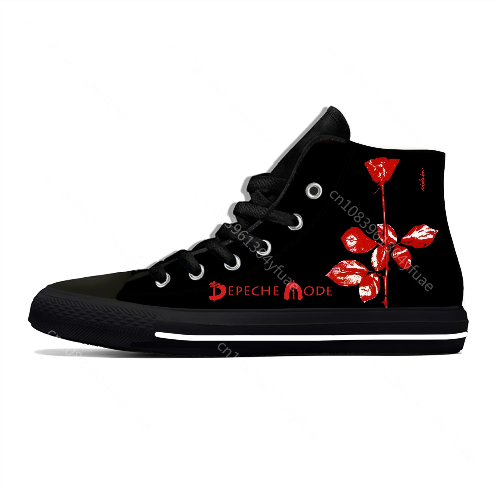 Depeche Band High Top Sneakers Mode Mens Womens Teenager Casual Shoes DM Canvas Running Shoes 3D Printed Lightweight shoe