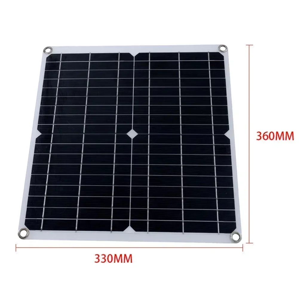 30W Outdoor Solar Exhaust Fan 12V Waterproof Solar Panel Air Extractor Fan For Dog Chicken Coop RV Greenhouse Fan Power Tools