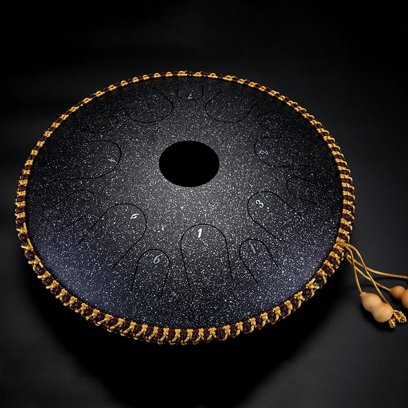 New Design 14 Inch Chakra Drum Handpan Sound Therapy Chakra Steel Tongue Drum