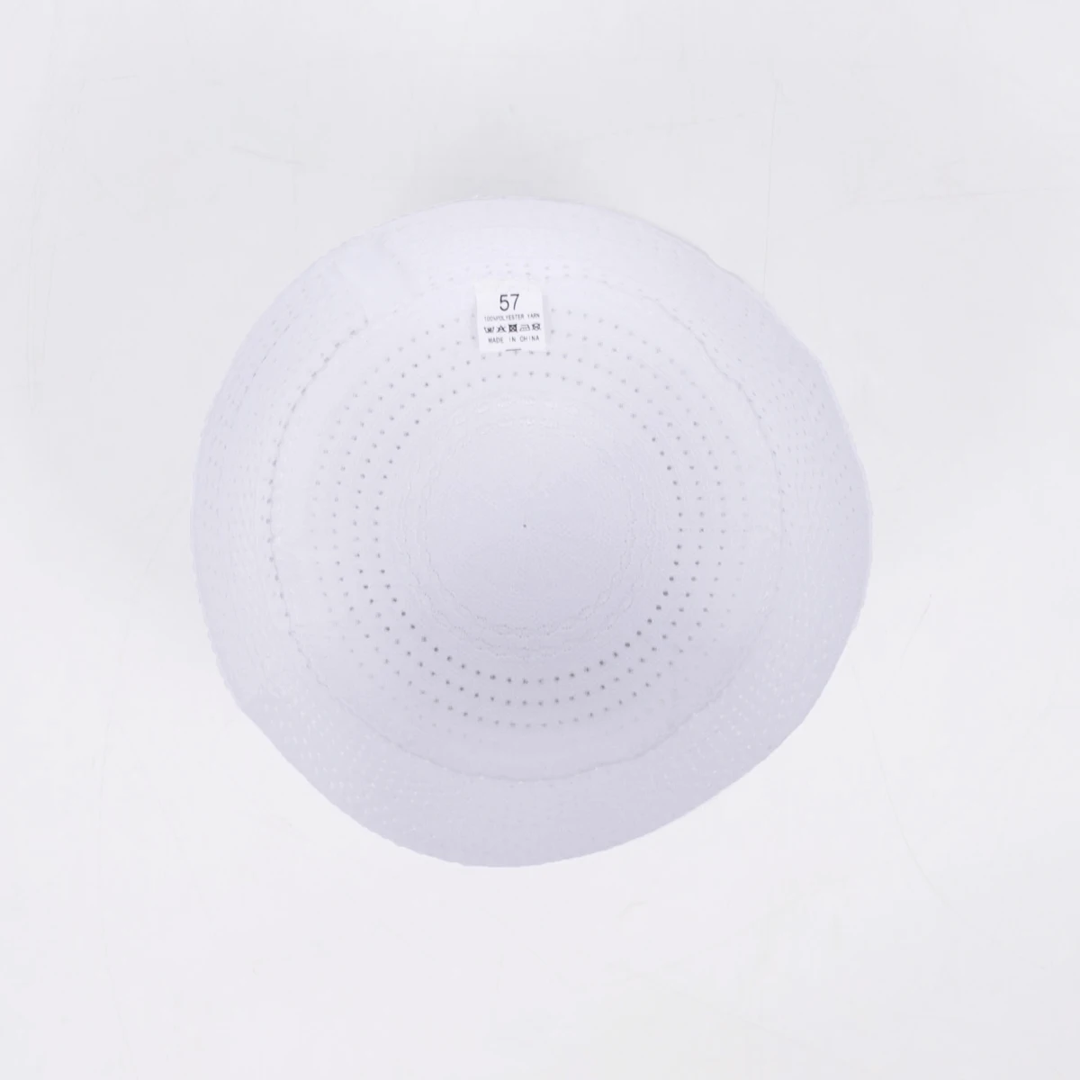 قبعة صلاة RIMAIRE قابلة للتنفس للرجال المسلمين قبعة عبادة مريحة بتصميم مجوف قبعة آداب دينية #5