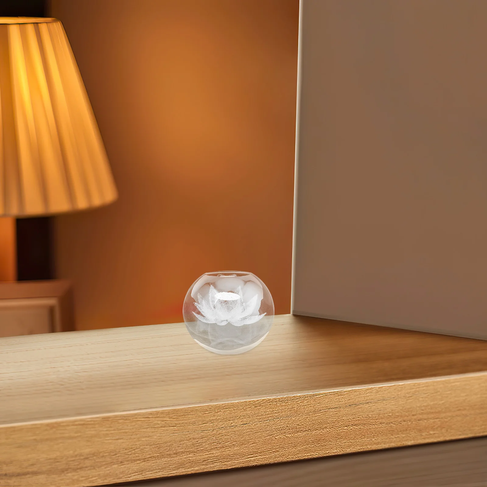 

Clear Glass Teapot Lid Holder Crystal Pot Cover Stand Decorative Tea Ceremony Supply Tearoom Lid Organizer Tea Cover Holder