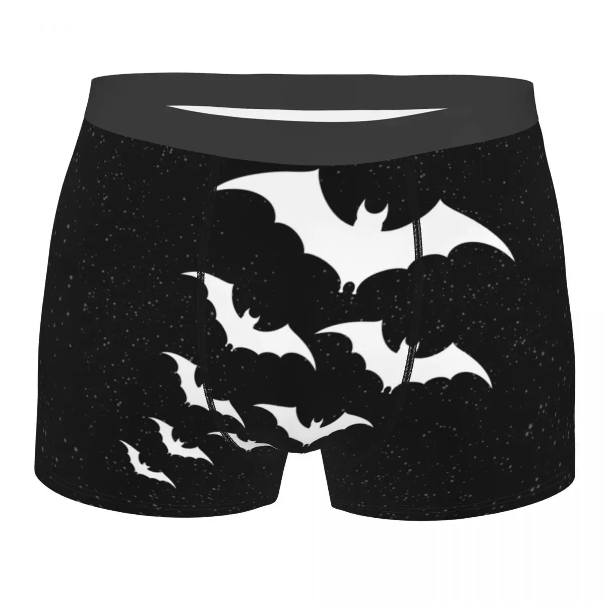 Bats In The Night Boxer Shorts For Homme 3D Printed Male Halloween Goth Occult Witch Underwear Panties Briefs Soft Underpants