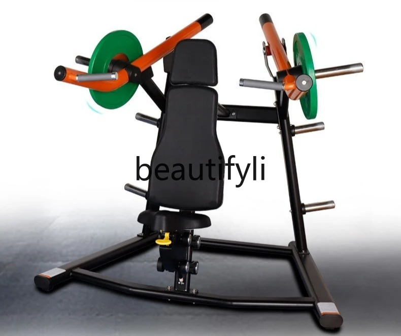 

Strength comprehensive training gym club, studio equipment, sitting shoulder push trainer