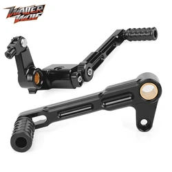 Rear Brake & Gear Shift Lever For DUCATI MONSTER 659 696 795 796 1100 1100S Motorcycle Accessories Left Adjustable Levers Black