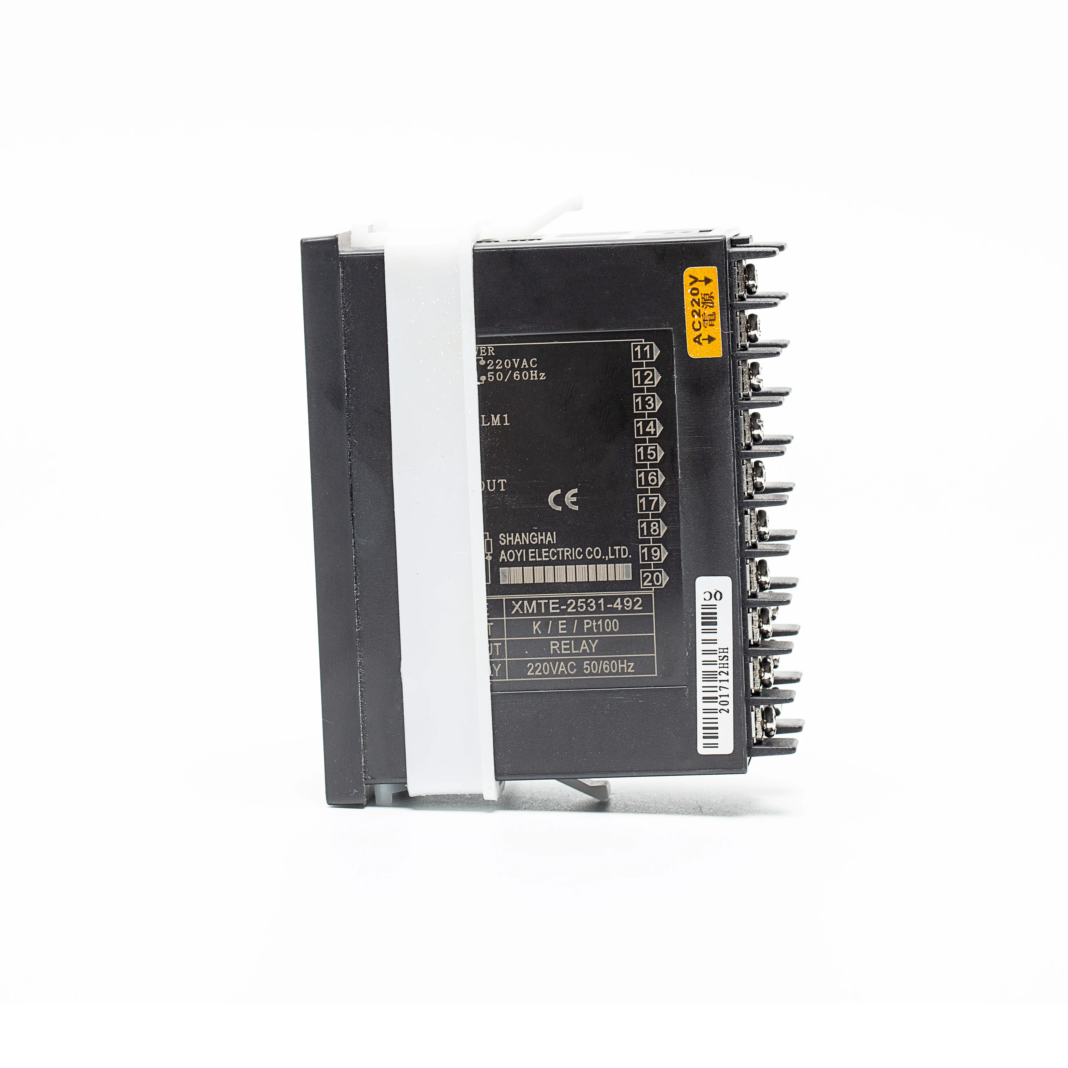 48*96mm alarmuitgang temperatuurregelaar thermostaat 220v