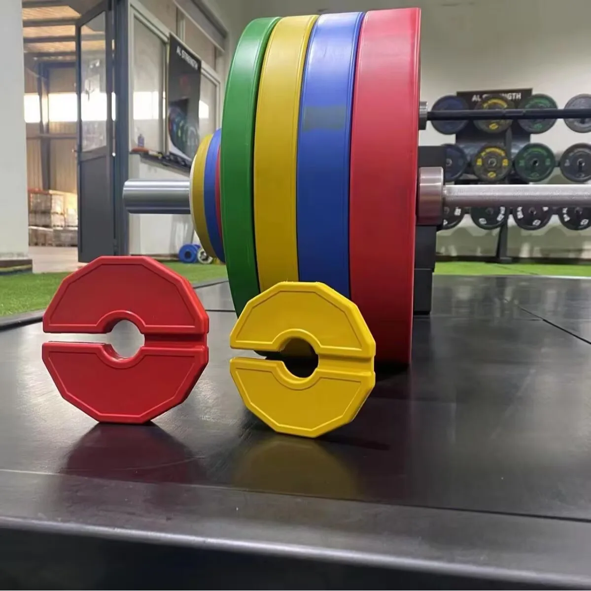 1Pc Gym Micro Plates 0.25/0.5/1 KG Dumbbell fractional Weight Plate Rubber Fractional Weight Plates Add-on Change Weight Plate