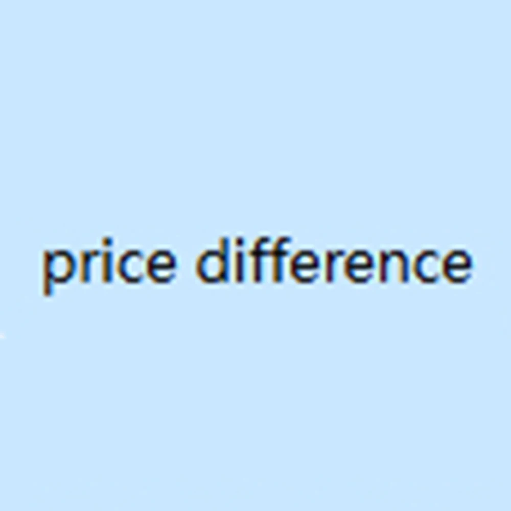 price difference price difference
