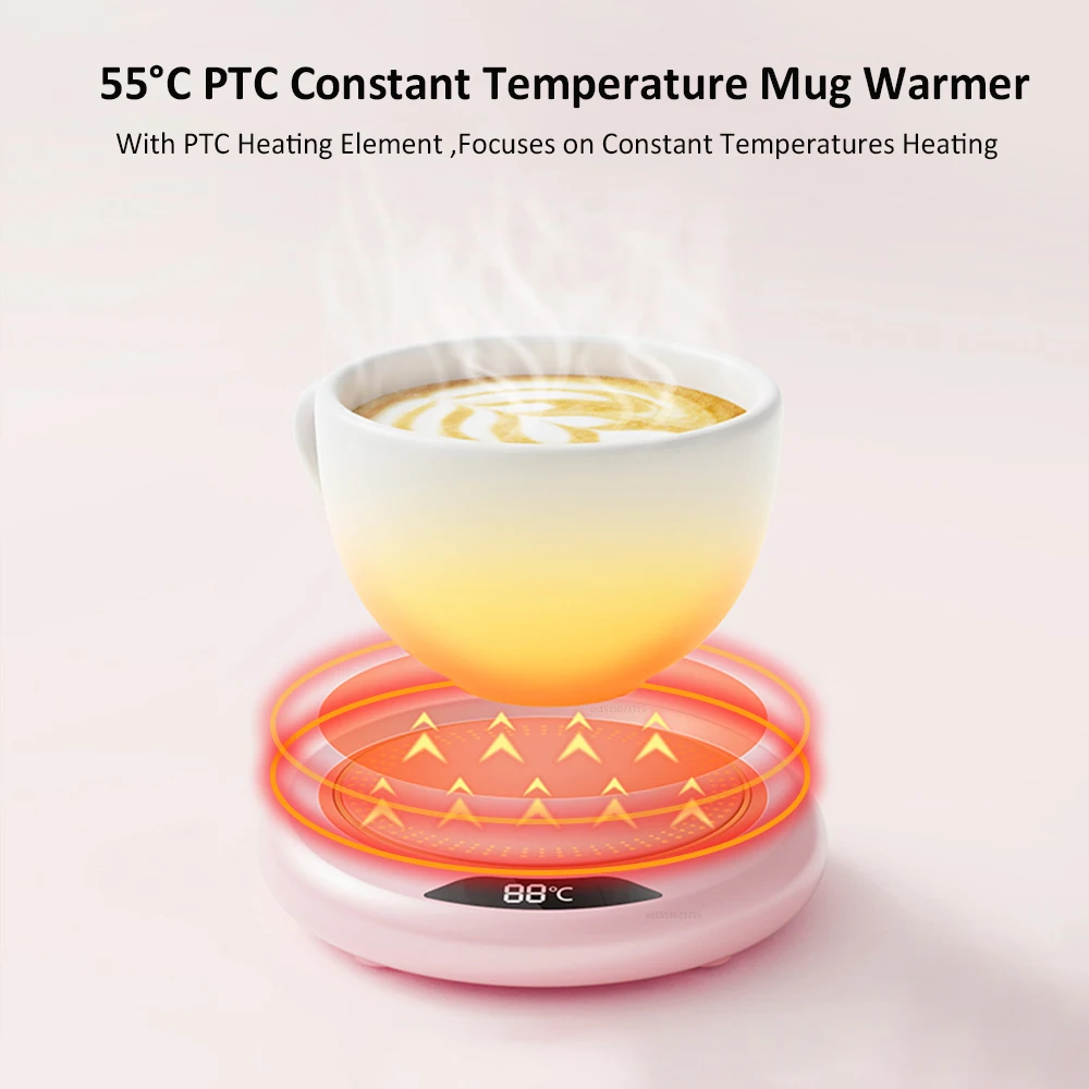 Cup Warmer USB Coffee Cup Heater Electric Milk Tea Cup Heating Coaster Cup Mug Warmer For Home Office USB Desktop Cup heater