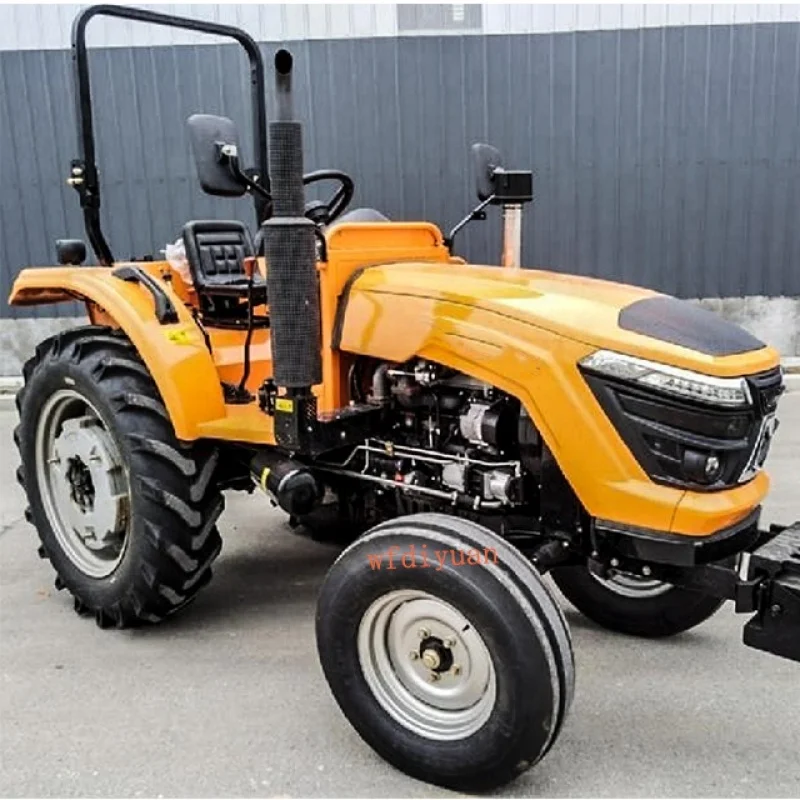 จีน: 4x4 70hp ม่านบังแดดรถแทรกเตอร์ฟาร์มเครื่องยนต์ดีเซล traktor agricola trator