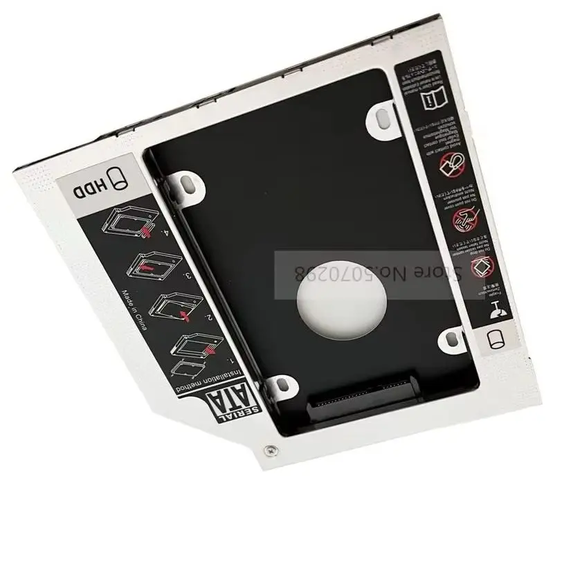 

2.5 HDD Hard Drive Optical bay Caddy Bracket for HP M6-1150ss 1117TX M6-1153ER 14-1020ed 17-g121wm 17-f113dx 17-p109ur 15-P002LA