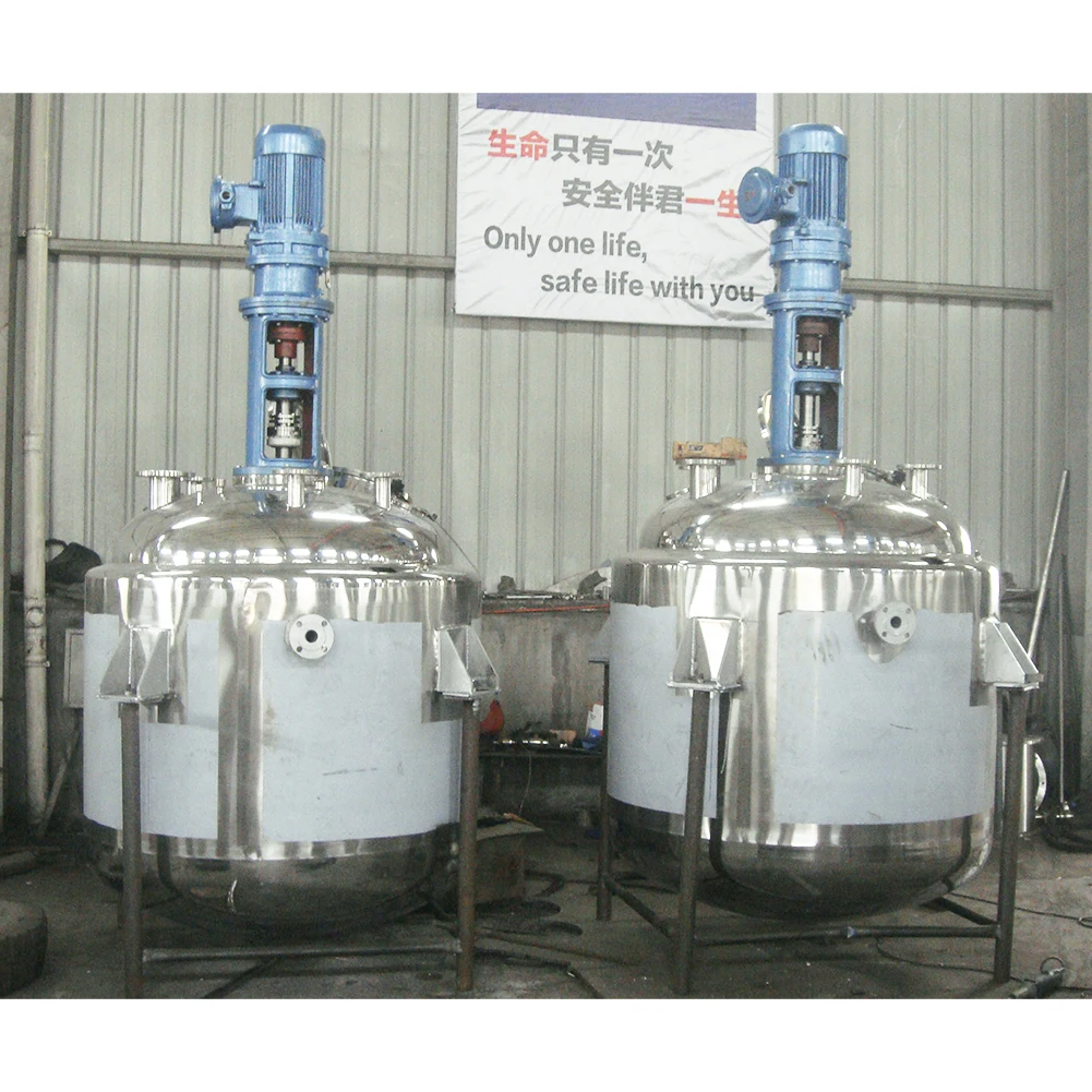 ASME 15000L 20000L 30000L 50000LM Serbatoio reattore chimico sigillato magnetico in acciaio inossidabile Serbatoio reattore batch industriale