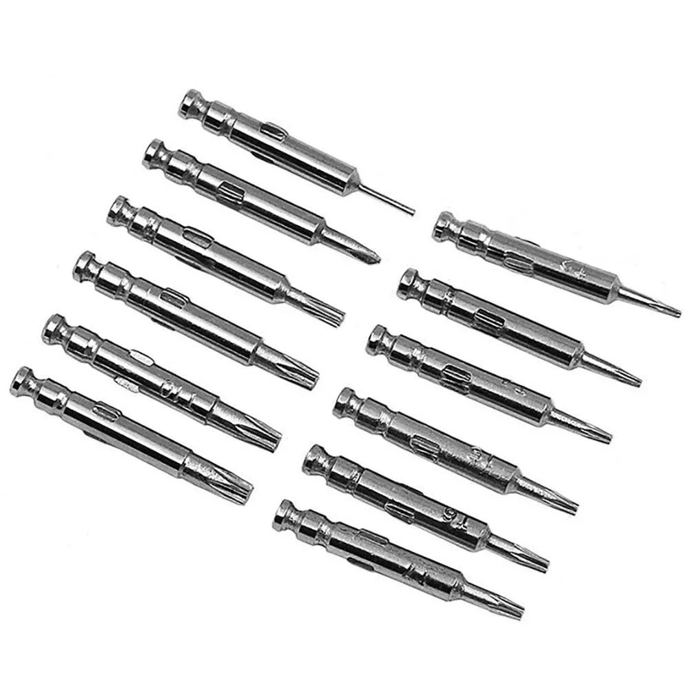 Juego de Mini destornilladores Torx Star hexagonales de precisión, 25 puntas, Kit de herramientas de reparación, uso doméstico y profesional