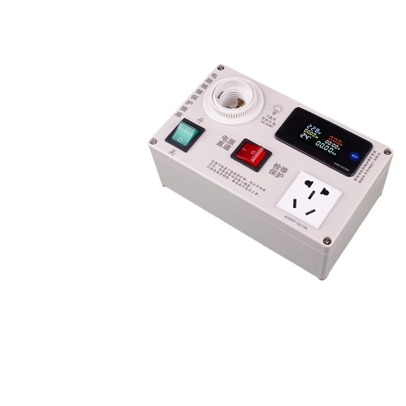 Repair and protection socket short circuit test power electromagnetic stove detection power current lamp bead test