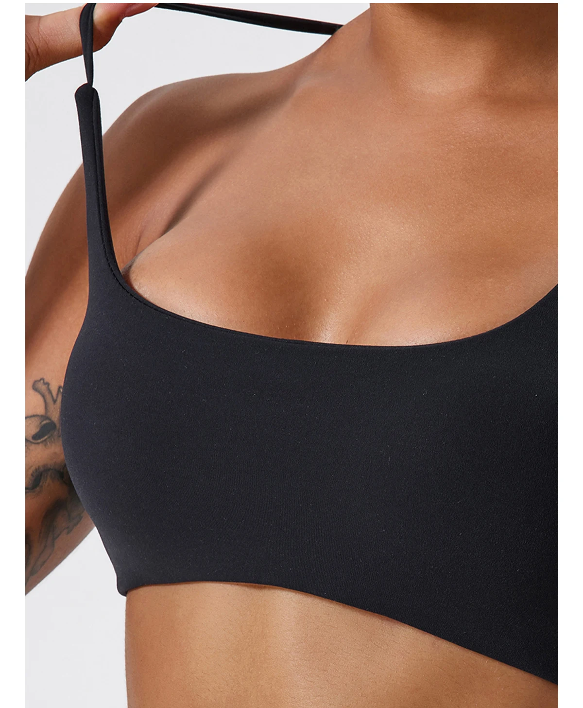 Hearuisavy Sommer Damen Sport-BH Unterwäsche Sportbekleidung Gym-Top Yoga-Kleidung Atmungsaktiv Schnelltrocknend Lauf-Pilates-Fitness-Top – Detail 28