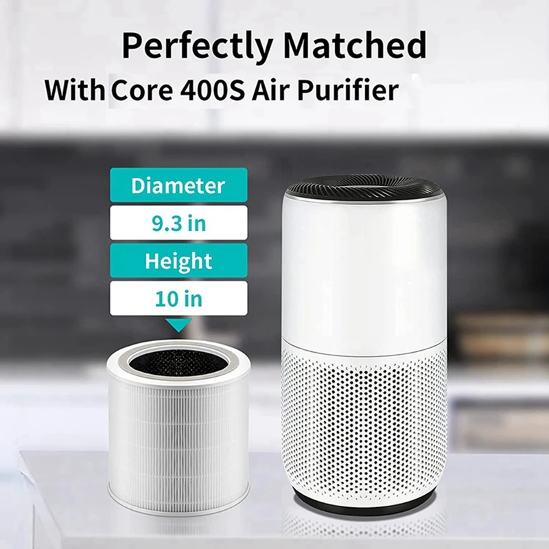 Parts Accessories Filter For LEVOIT Core 400S Air Purifiers H13 True HEPA And Activated Carbon Filter Core400s-RF