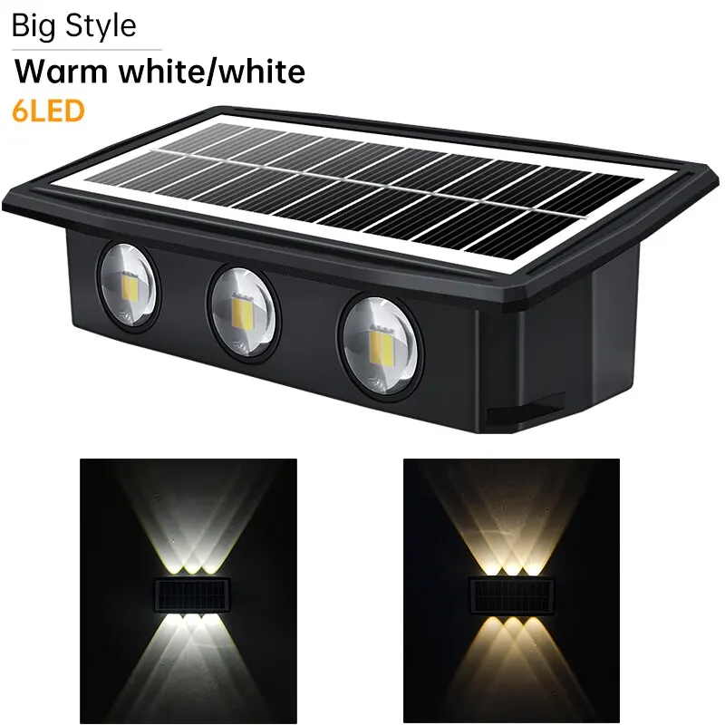 Dekorative solar wand leuchten solar garten treppe leuchten ip65 wasserdicht rgb weiß warm weiß bunt außen solar licht