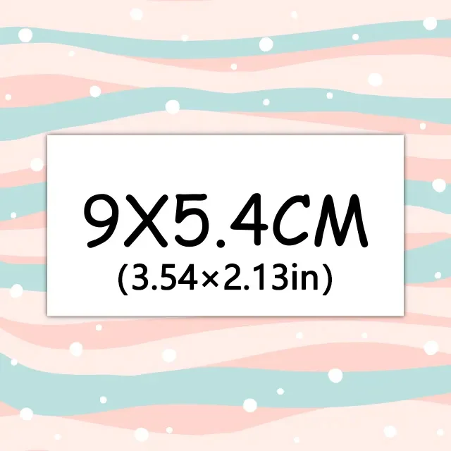 Variant: 5.4cmX9cm