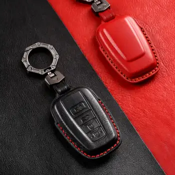 Kožené pouzdro na klíče od auta, příslušenství pro hybridní vozidla TOYOTA Sienna RAV4 VENZA Mirai Alphard PREVIA Voxy 10 nejlepší prodej Kryt klíče Toyota Hybrid - №4