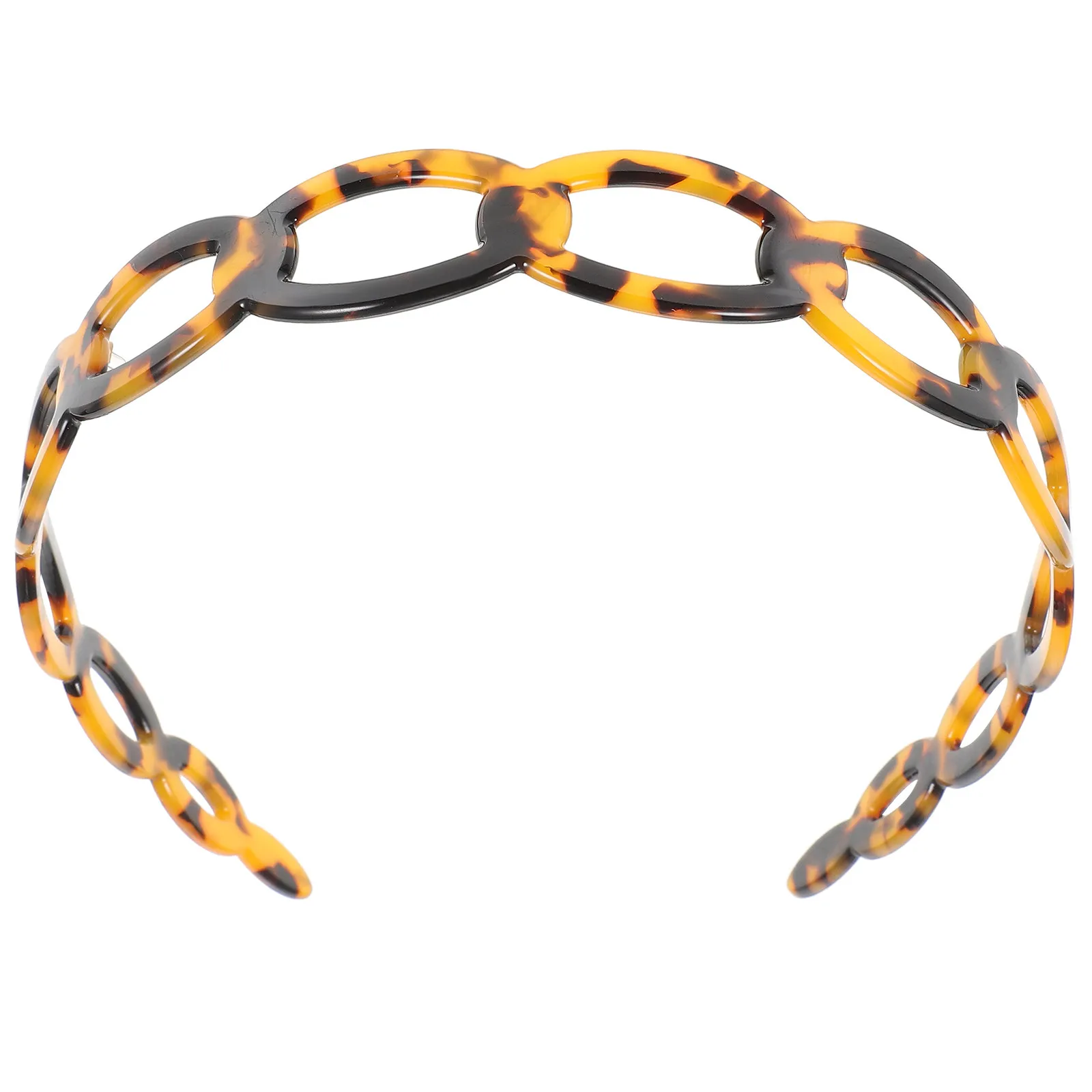 

1 Piece Retro Tortoiseshell Headband Premium Acetate Non-Slip Hairband for Women Fashion Decorative Headdress for Party