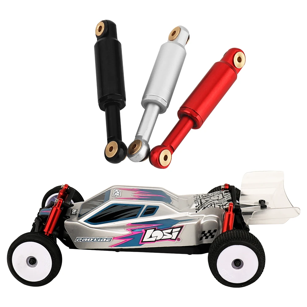 Metal Front  & Rear (33mm) Shock Absorbers Set For LOSI 1/24 Micro-B 2WD Buggy LOS00007 Rc Car Parts Upgrade Accessories