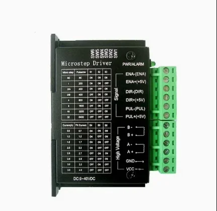 TB6600ไดร์เวอร์สเต็ปมอเตอร์42/57ประเภทกระดานควบคุมมอเตอร์ที่อัปเกรด DC 9-42V 32ส่วนสำหรับเราเตอร์เครื่องพิมพ์3D CNC