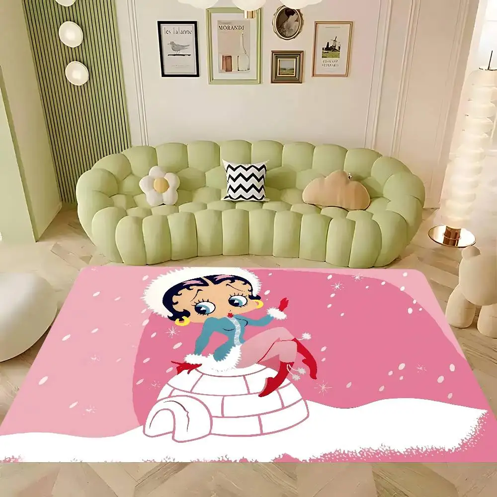 بيتي بوب المطبخ حصيرة قابل للغسل عدم الانزلاق غرفة المعيشة أريكة الكراسي منطقة حصيرة المطبخ ديكور المنزل الحديث