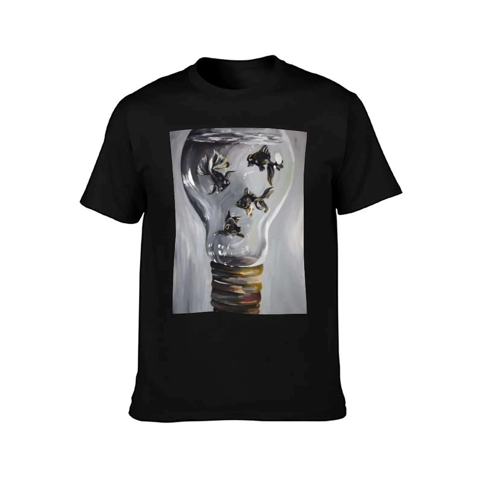 Trapped in Your Head T-Shirt, Summer Casual Cotton Tee, Oversized Streetwear Tops, Vintage Graphic Print, Loose Fit Short Sleeve