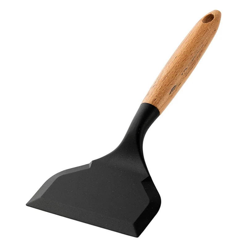 

High Quality-Non-Stick Kitchen Wide Scraper Pizza Cooking Tools Silicone Spatula Cooking Utensils Shovel Spatula Kitchenware,Non