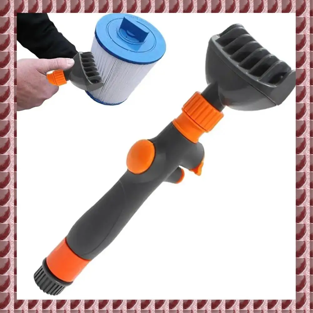 

A95G Pool Filter Comb Cleaner Pool Cartridges Filter Cleaner Comb Hot Tub Spa Water Filter Cleaning Hose Attachment Tool