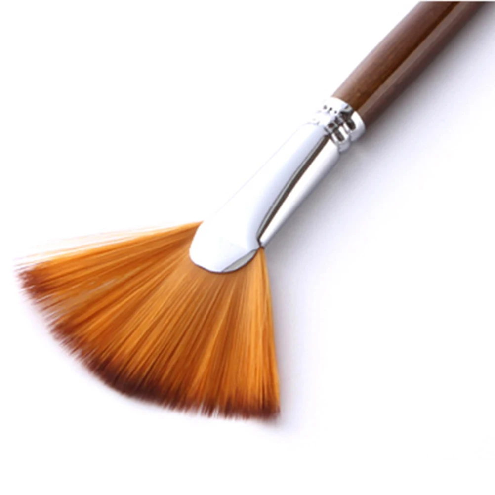 

9 Pcs Brush Set Fan Paint Art Paintbrush Brushes Supplies Painting for Two-color