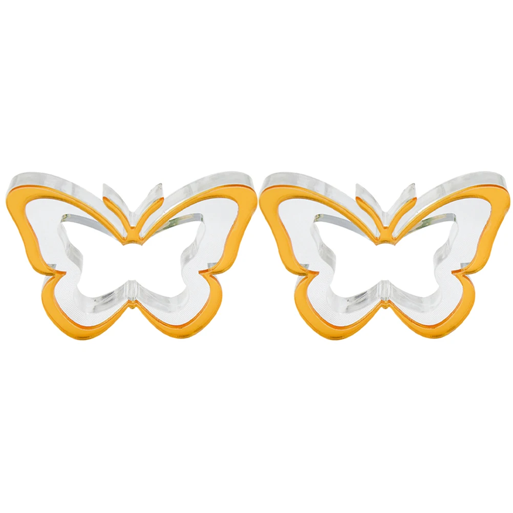 

2 Pcs Napkin Rings Transparent Elegant Table Decorations Table Decorations Dinner Party Accessories Kitchen Facilities