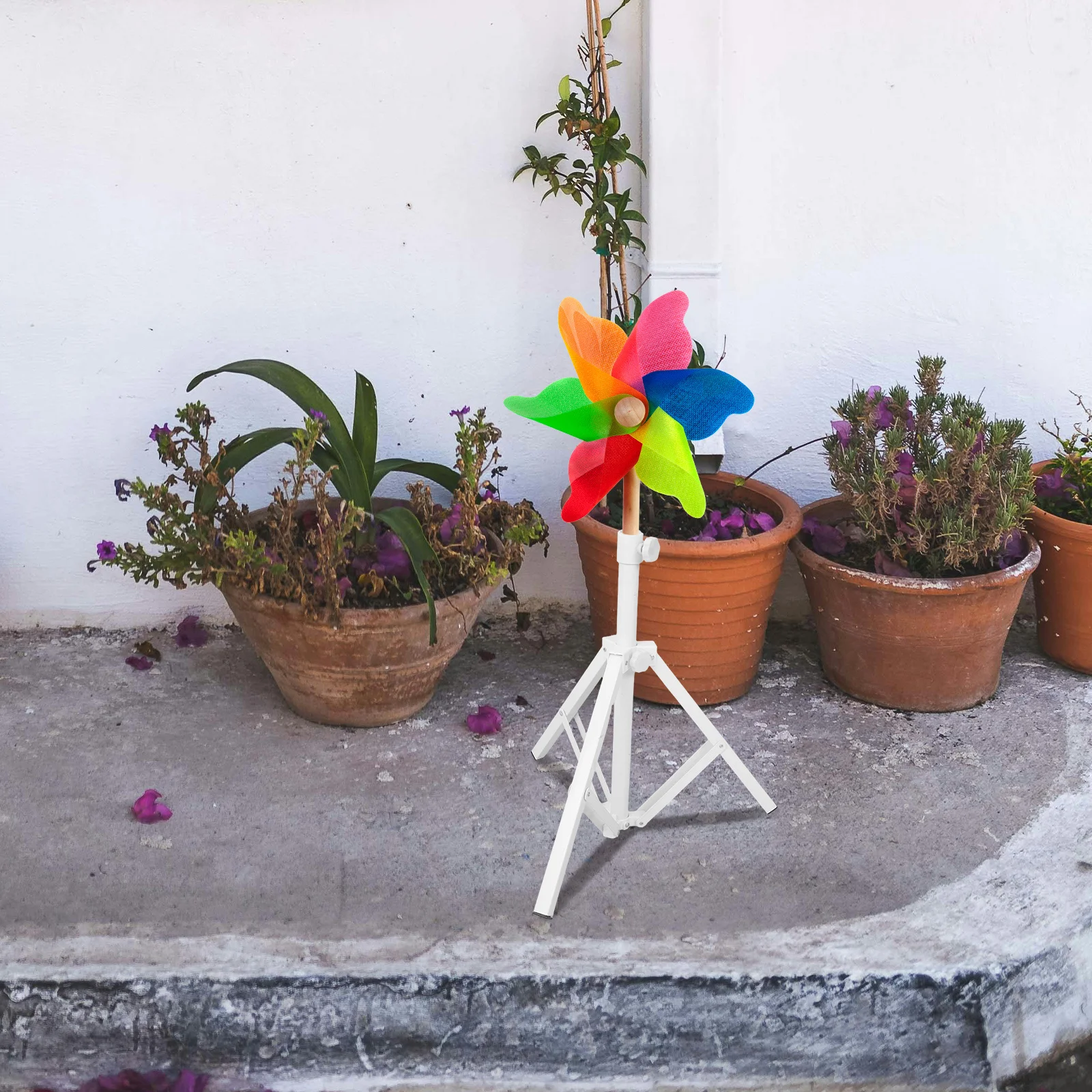 

Windmill Base Heavy Duty Tripod Stand For Large Outdoor Windmills Portable Garden Decoration Support Yard Beach Umbrella