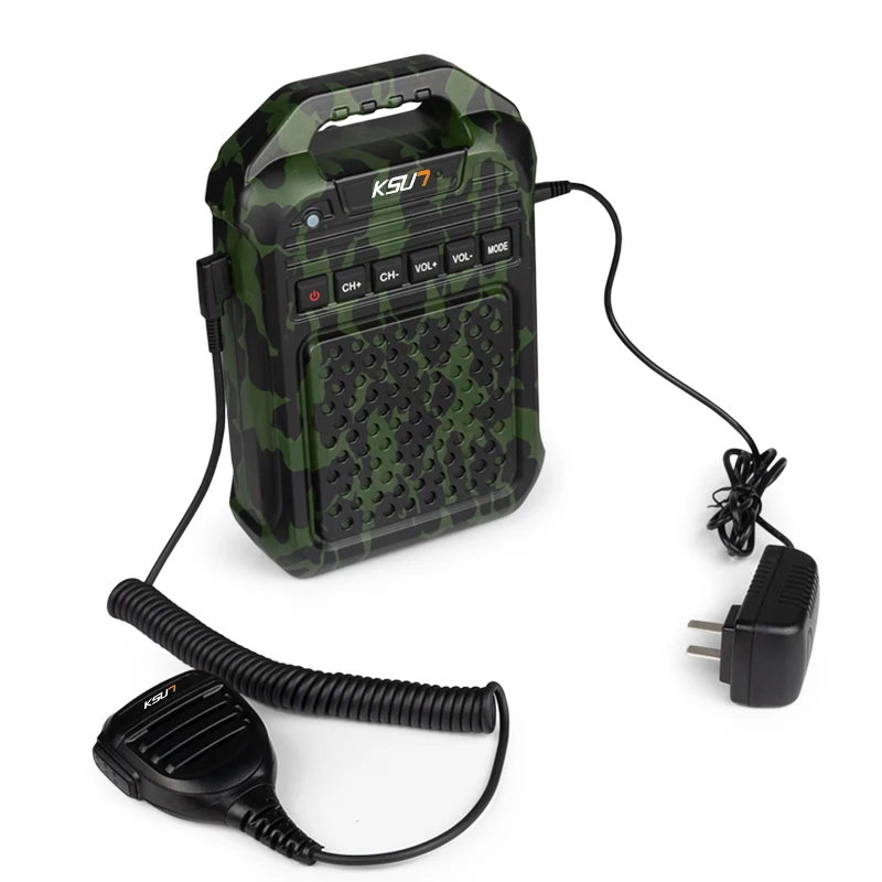 KSUN الشركة المصنعة 8W 160DB راديو Fm لاسلكي تخاطب مكبرات صوت بلوتوث محمولة