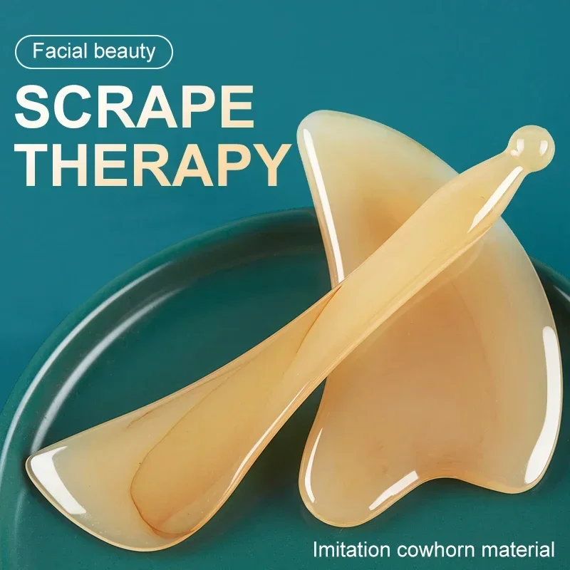 

Facial Massager Face Scraping Gua Sha Board Resin Face Massage Roller for Neck Eye Promote Blood Circulation Skin Care Tools