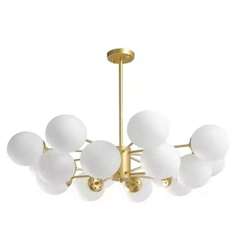 Lustrous Glass Chandelier 1