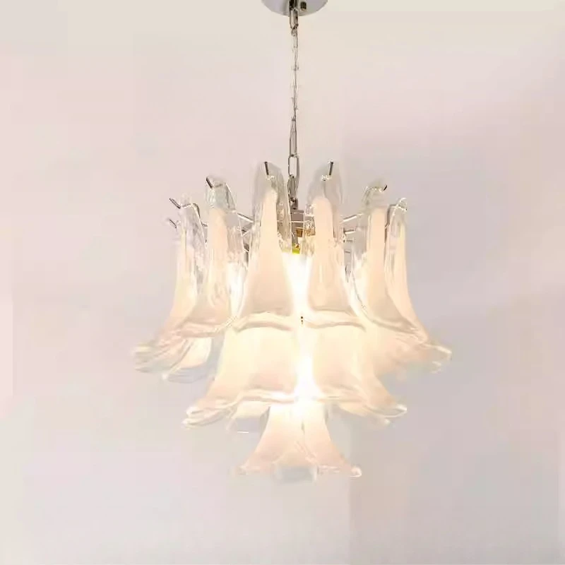 

Стеклянная Наньян, средневековая дизайнерская гостиная, светлая роскошная столовая, ретро, итальянская люстра ручной работы