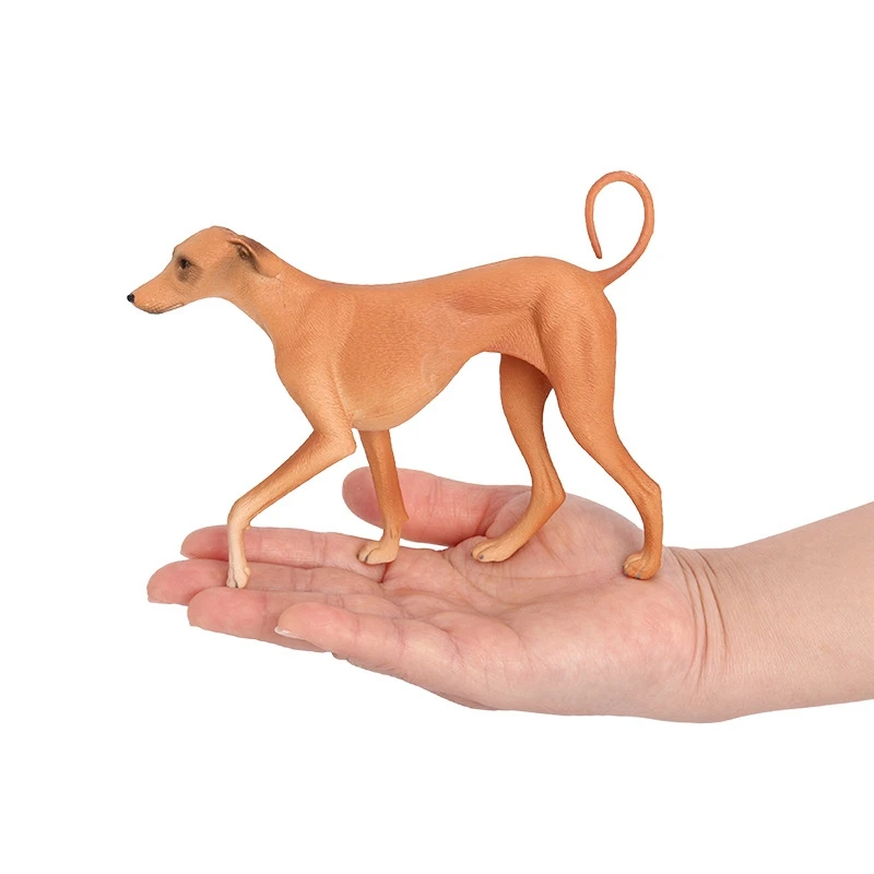 Simulated Azawak dog model pet puppy desktop dog ornament home decoration