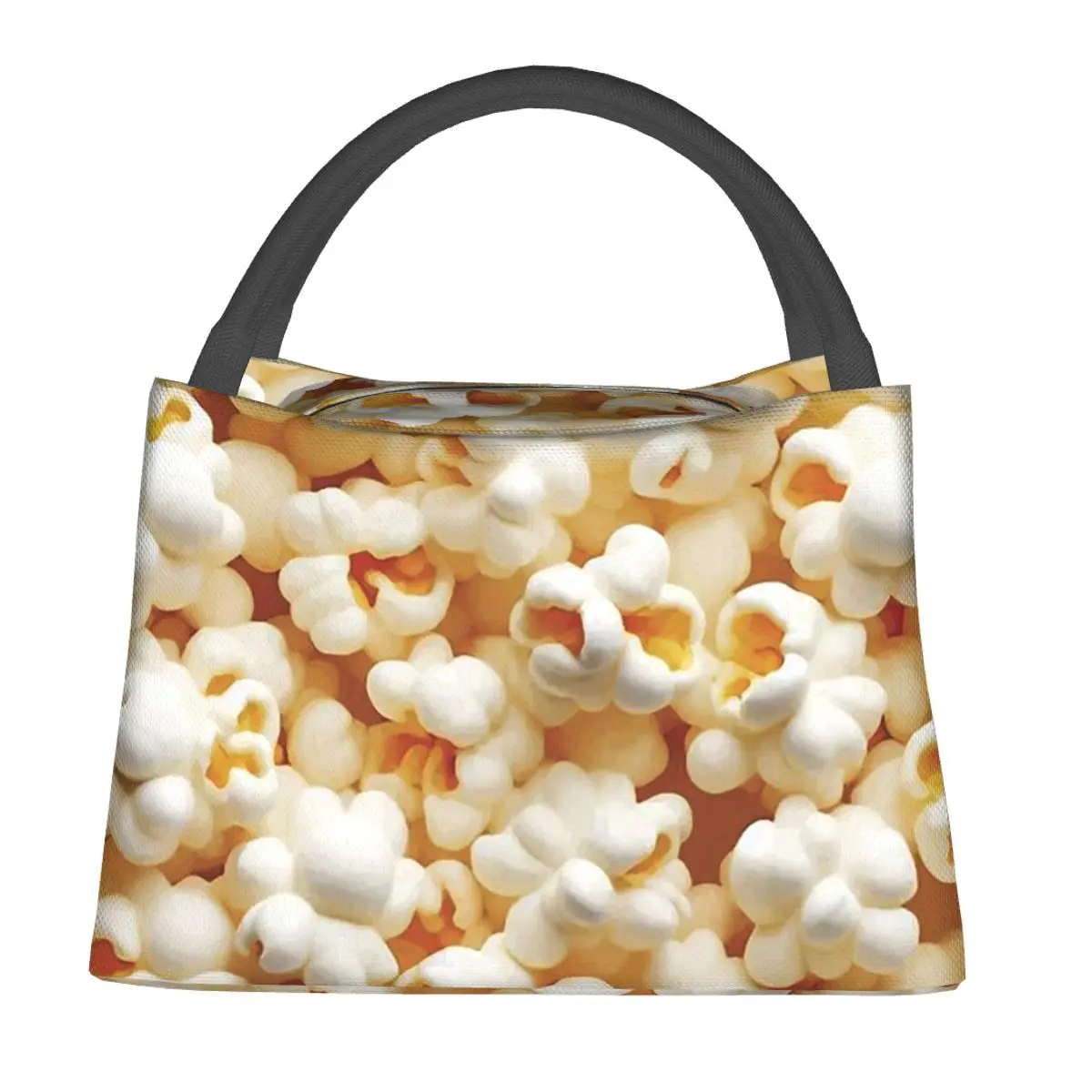 Hot Buttered Popcorn Lunch Bags Insulated Bento Box Waterproof Lunch Tote Picnic Bags Cooler Thermal Bag for Woman Girl Work