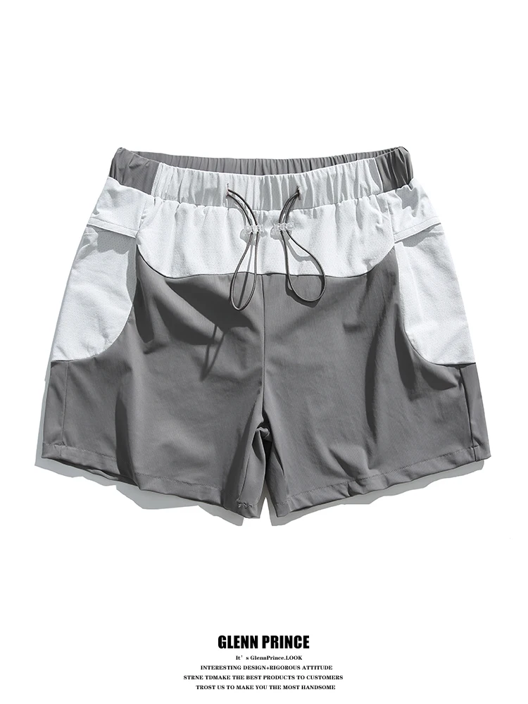 

Lightweight Qui-Dry American Functional Color Blo Men's orts Summer Outdoor Sports Tee-quarter Length Casual Running ...