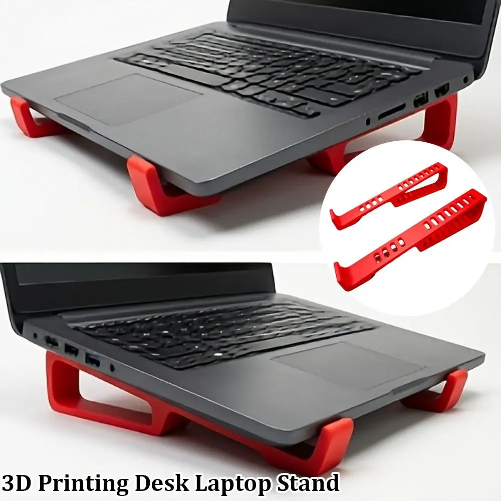 2pcs Desk Laptop Stand Portable Ergonomic Laptop Riser Universal PLA 3D Printing Lightweight Laptop Bracket for Office