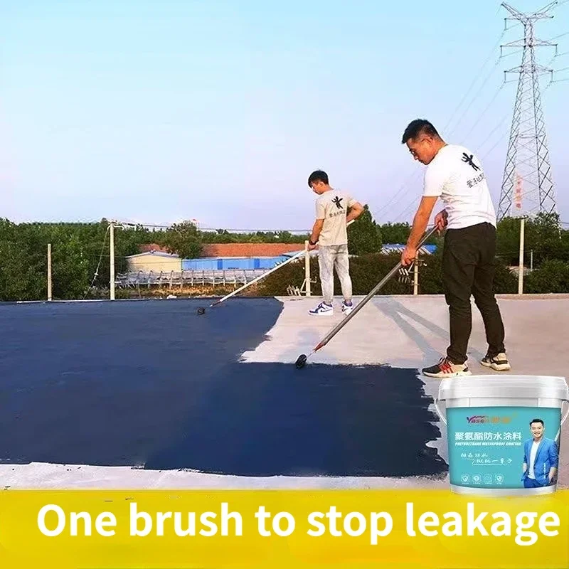 Caulking adhesive, exterior roofing, asphalt, waterproofing, leakage plugging, coating, polyurethane waterproofing material