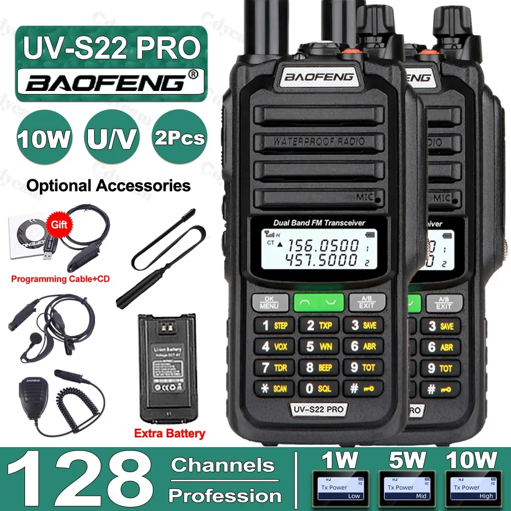 2Pcs Baofeng UV-S22…